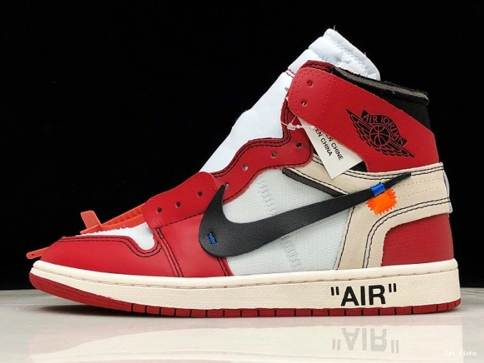The Chicago Jordan Off-White AA3834-101 Ten Air 1 Retro 0721